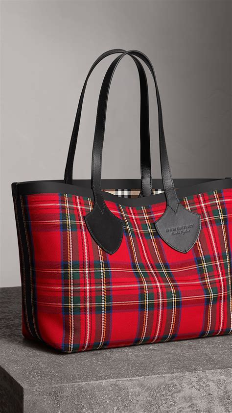 burberry bags red|burberry reversible tote bag.